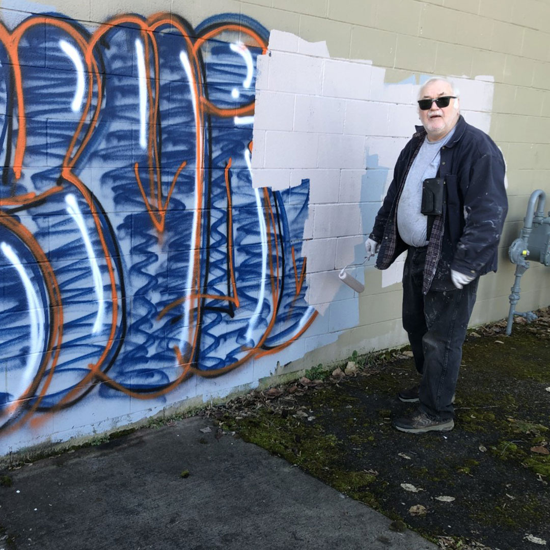 park tagging cleanup